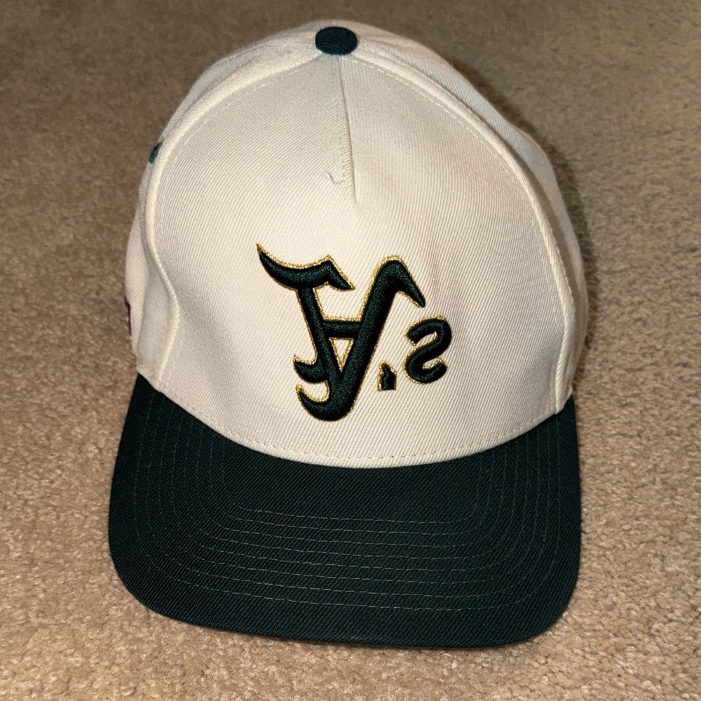 Killthehype Oakland A’s White and Green Baseball Cap